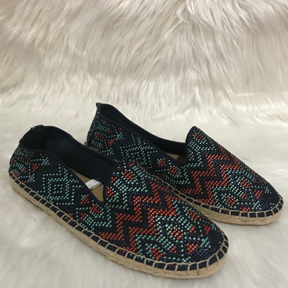 DV By Dolce Vita Ottie Blue Pattern Espadrille-NEW - Picture 5 of 6